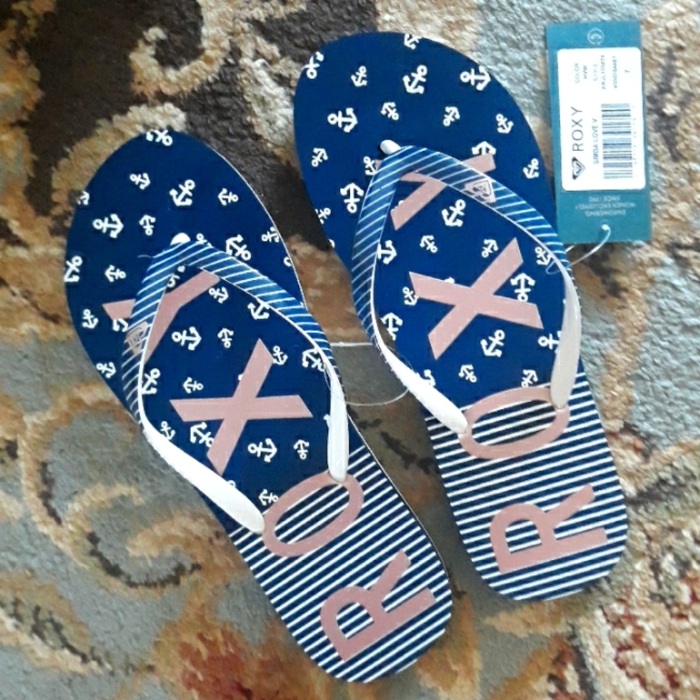 6x*Host Pick*Roxy adorable flip flop sandals